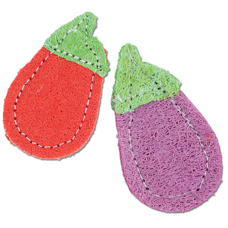 Вкусняшка игрушка д/грызунов80мм из люфы LF02Триол