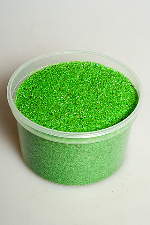Песок 350г салатовый 1527