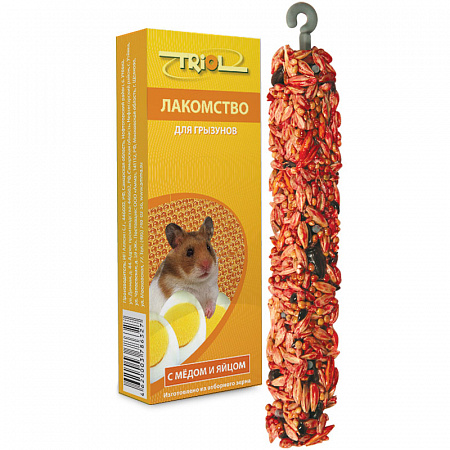 ТРИОЛ Стандарт палочки для грызунов мед/яйцо 3шт.