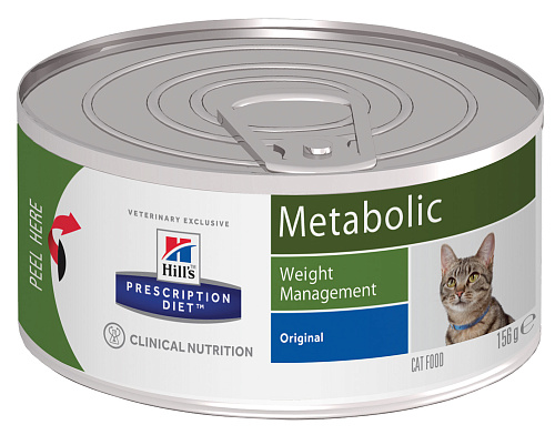 Хиллс КОНС. для кошек 156г Диета Meta коррекц.веса