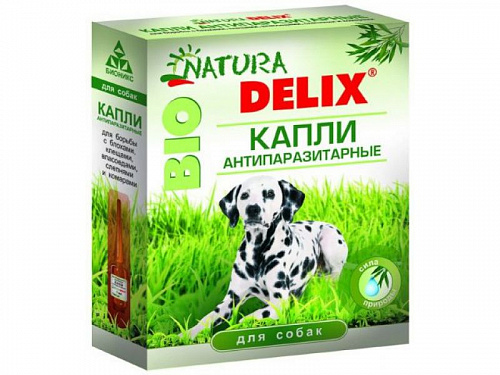 ДЕЛИКС НАТУРА БИО капли на холку для собак 3*1мл