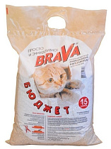 BraVa наполнитель для кошек 15л Бюджет