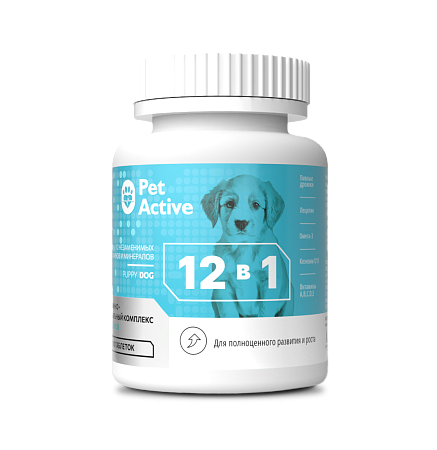 ПетАктив для щенков 12в1 50г