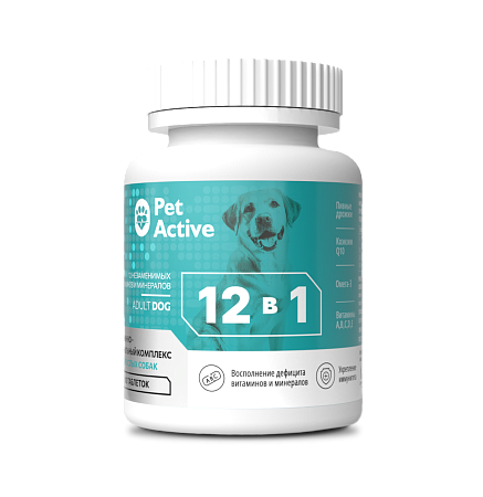 ПетАктив для собак всех пород 12в1 50г