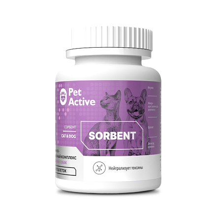 ПетАктив для кошек и собак Сорбент 50г