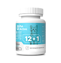 ПетАктив для котят и беременных/кормящих кошек 12в1 50г