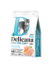 Деликана для кошек 400г Кролик