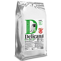 Деликана для щенков 8кг мелкие породы Ягненок/рис
