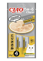 Инаба для кошек Пюре Энергия Куриное филе  4*14г