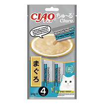 Инаба для кошек Пюре Водный баланс Тунец Магуро  4*14г