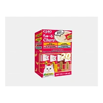 Инаба для кошек Пюре Асссорти с Магуро и кур филе 20*14г