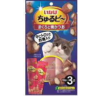 Инаба для кошек Запеченные трубочки Тунец Магуро и Кацуо