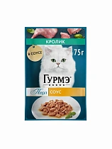 Гурмэ Перл консерва для кошек 75г кролик соус