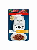 Гурмэ Перл консерва для кошек 75г говядина соус