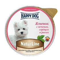 Хэппи Дог для собак 0,125 паштет Ягненок/Печень/Сердце