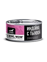 БоулВау для собак 100г консерва Индейка/тыква